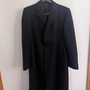 Hart Schaffner Marx Marshell‎ Fields Black Men's Trench Coat